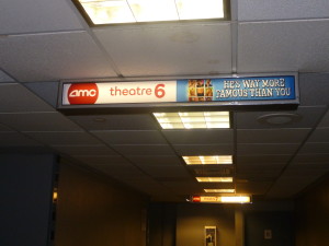 The marquee for "He's Way More Famous Than You", Michael Urie's directorial debut!