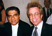 Jeffrey with Deepak Chopra at the Hammerstein Ballroom in New York City 5/7/02